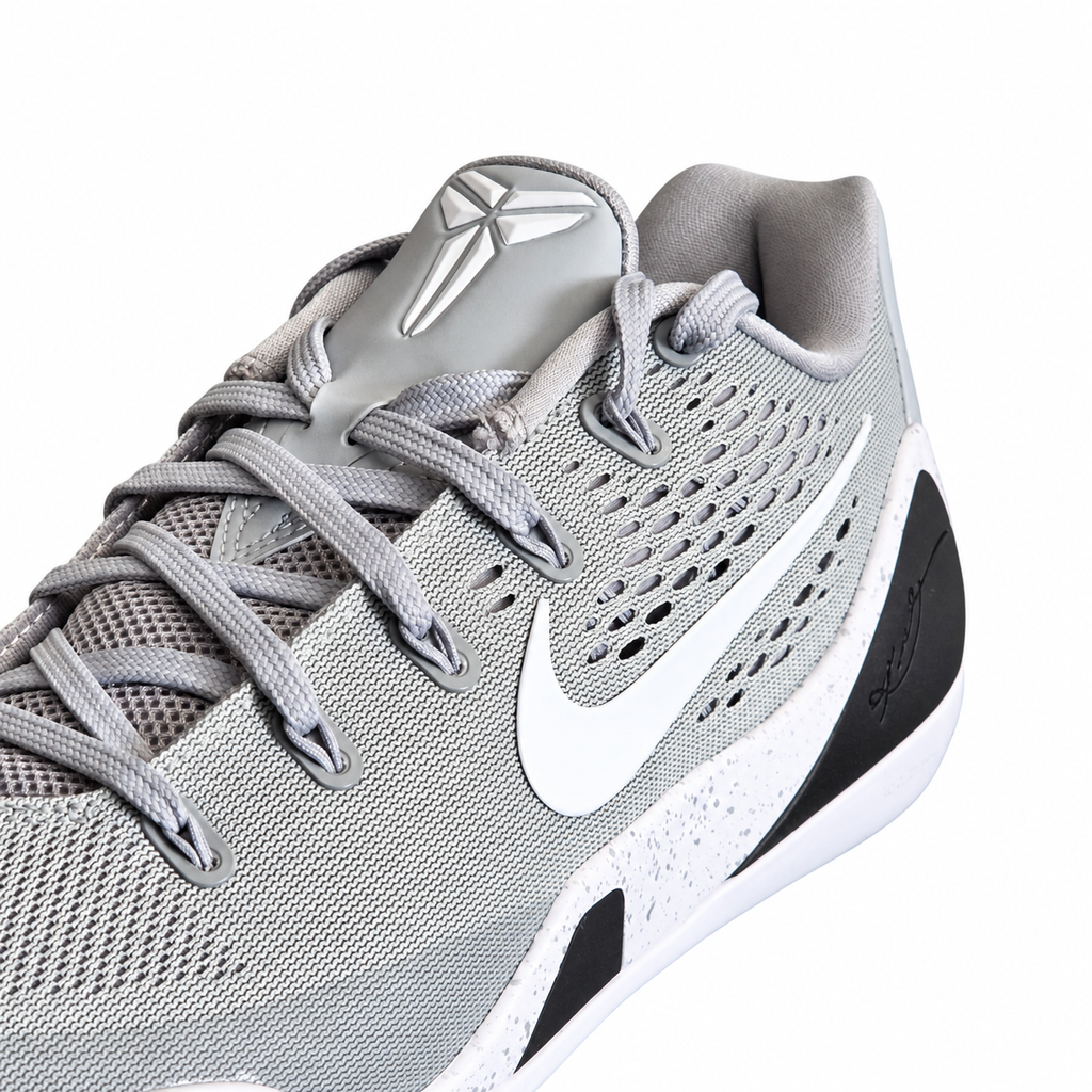 Nike Kobe 9 Low Protro Wolf Grey zapatillas de basketball, detalle